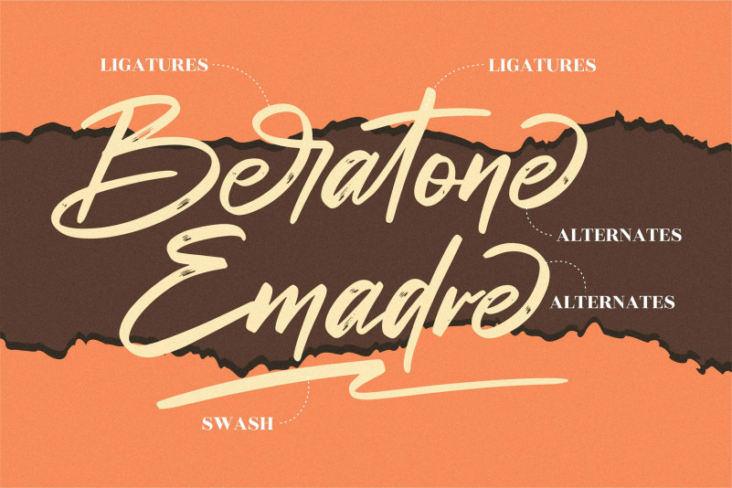 Beratone Emadre Font preview image 3