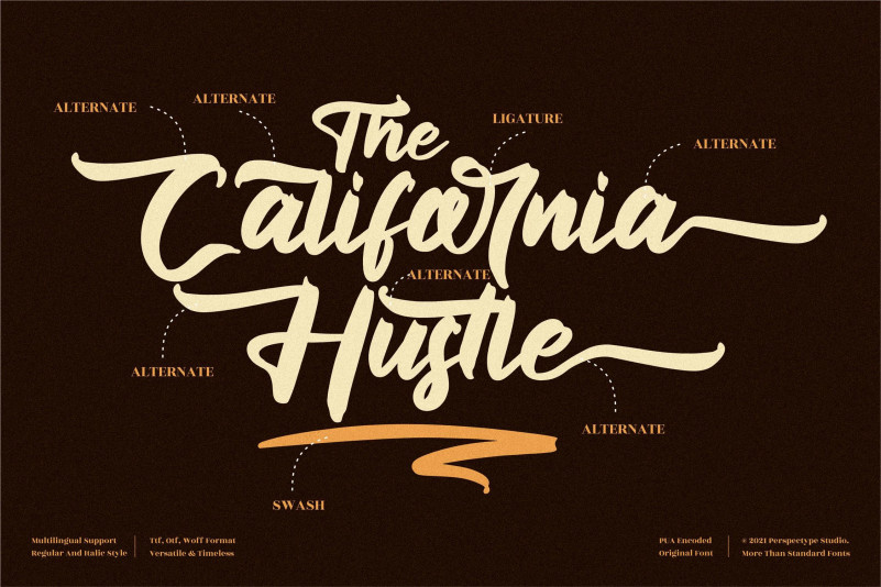 The California Hustle Font preview image 2