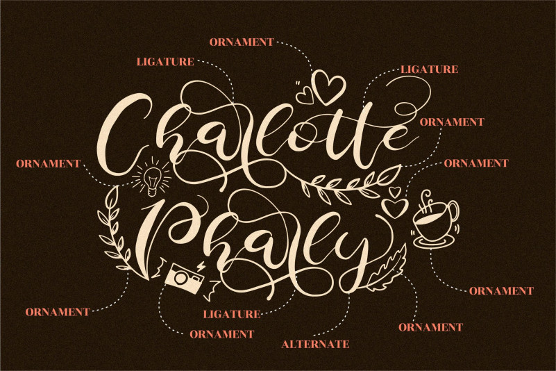 Charlotte Pharly Font preview image 2