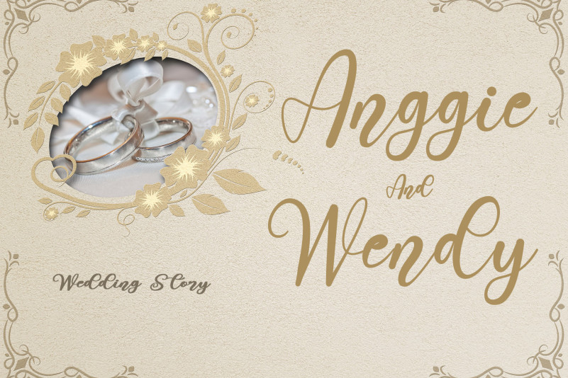 Wedding Holiday Font preview image 3