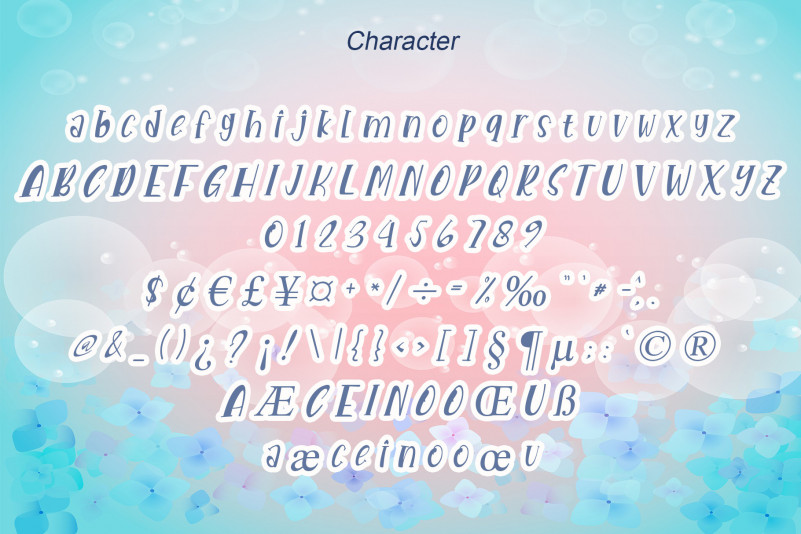Unicorn Horn Font preview image 3