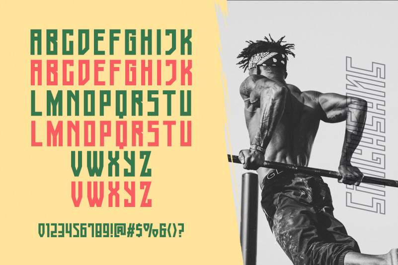 Singa Display Font preview image 2