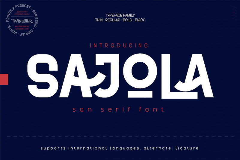 Sajola Sans Serif Font
