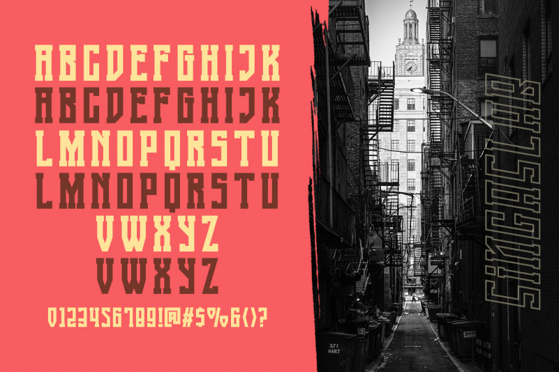 Singa Display Font preview image 3