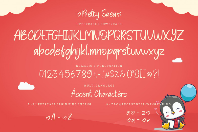 Pretty Sasa Font preview image 4