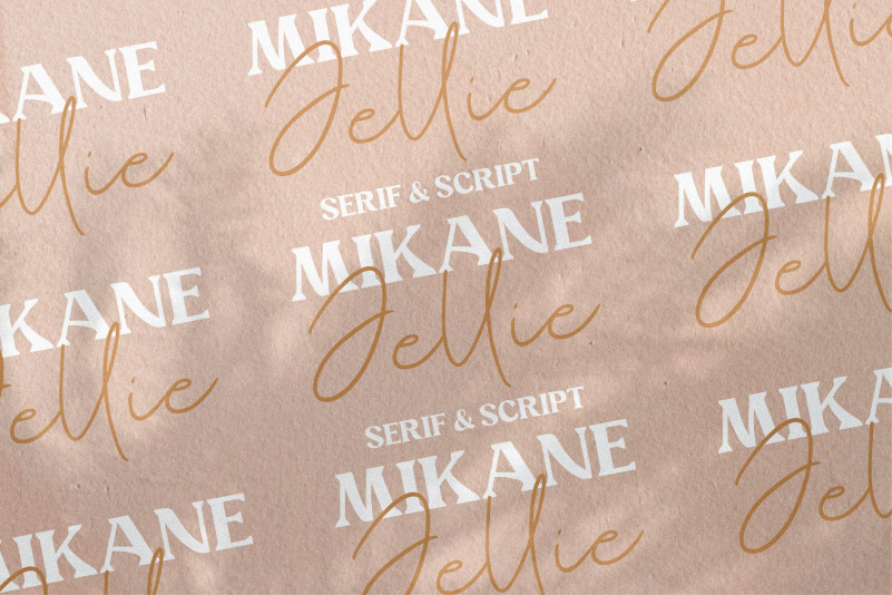 Mikane Jellie Font Duo preview image 4