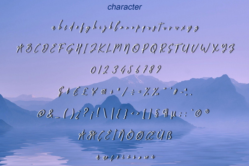 Streak Scratches Font preview image 5