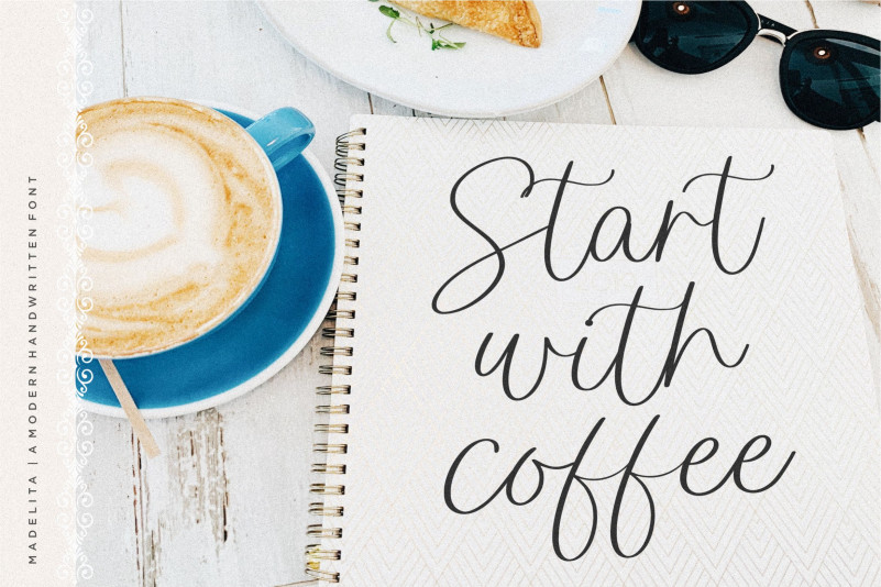Madelita Handwritten Font preview image 3