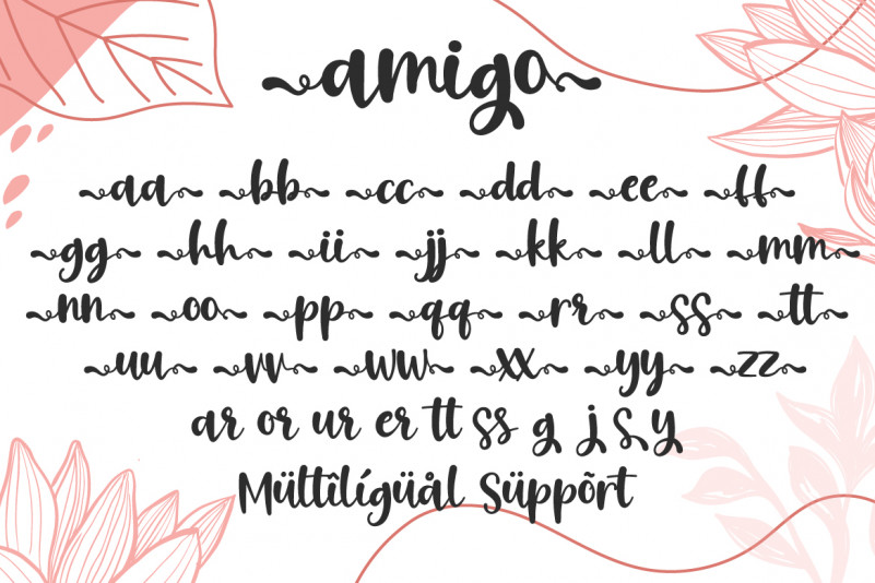 Amigo Font preview image 5