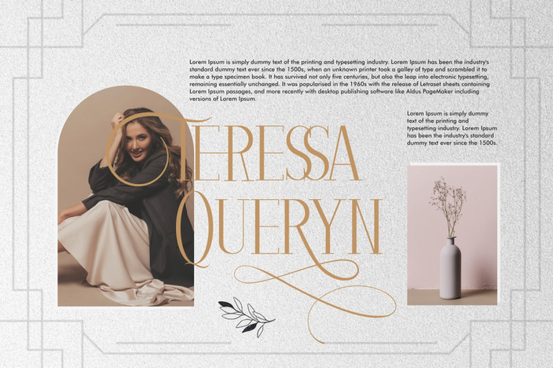 Brockley Serif Font preview image 3