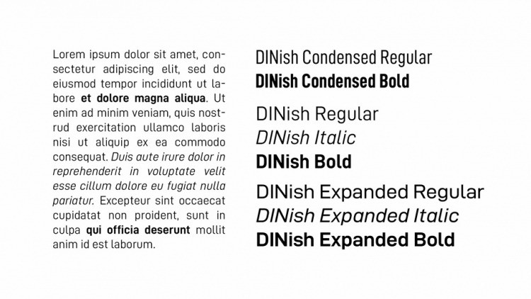 DINish Font Family preview image 3