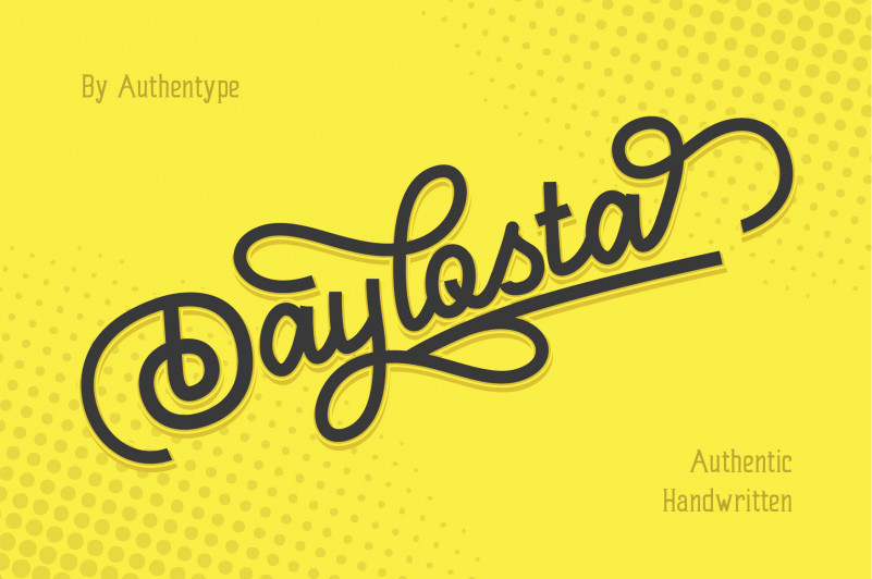 Daylosta Script Font