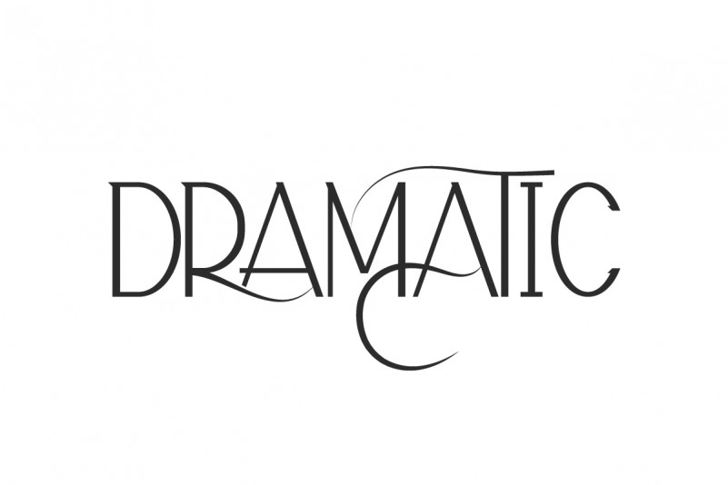 Dramatic Display Font