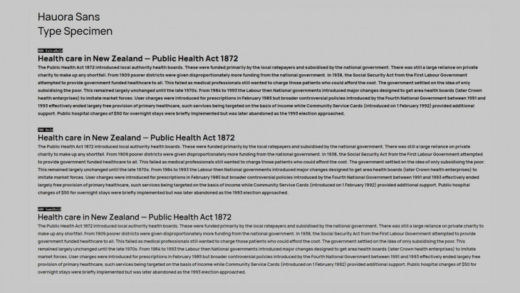 Hauora Font Family preview image 3