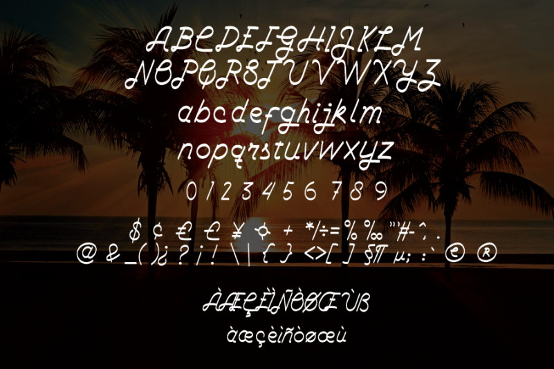Summer Font preview image 2