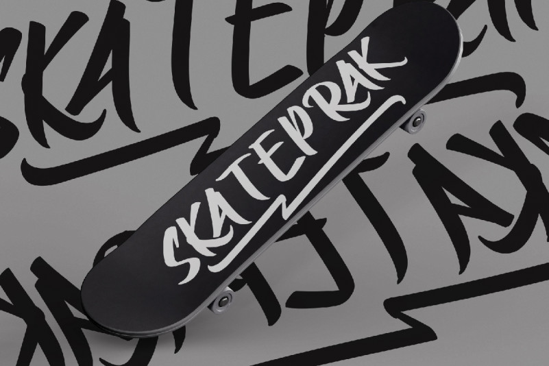 Thebig Brush Font preview image 2