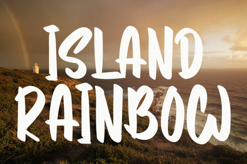 Island Rainbow Script Font