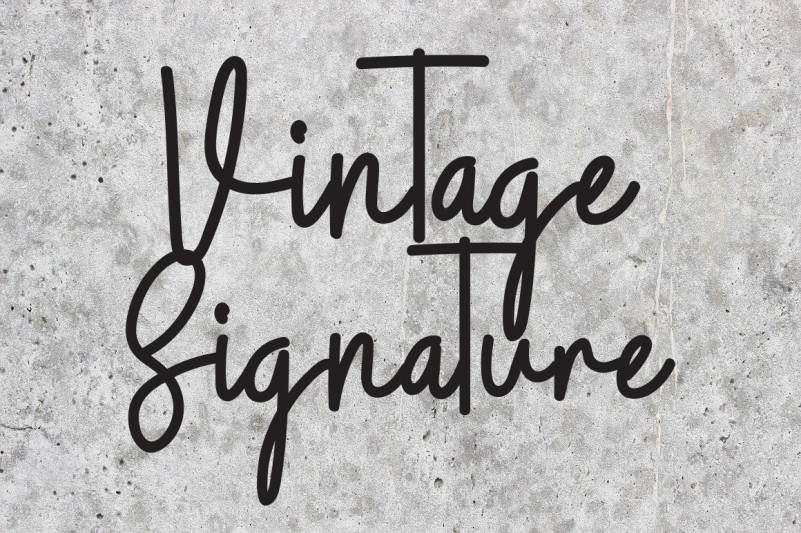 Spring Signature Font preview image 2