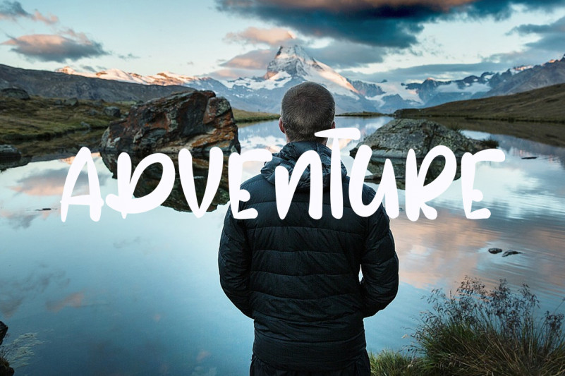 Mountain Font preview image 2