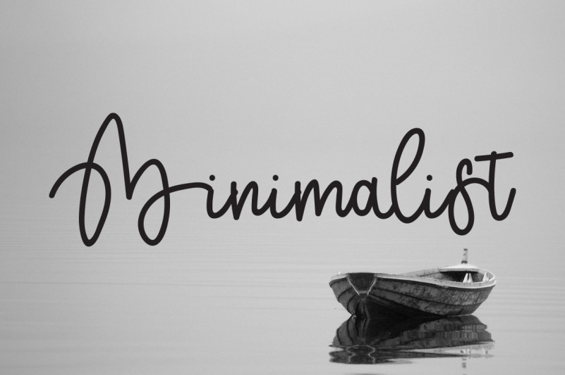 Flower Signature Font preview image 2