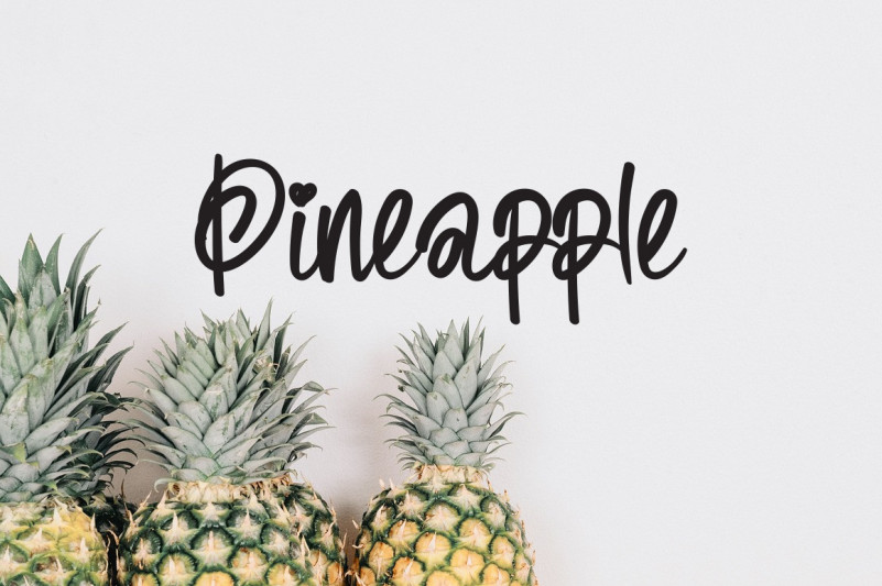 Simple Flower Font preview image 2