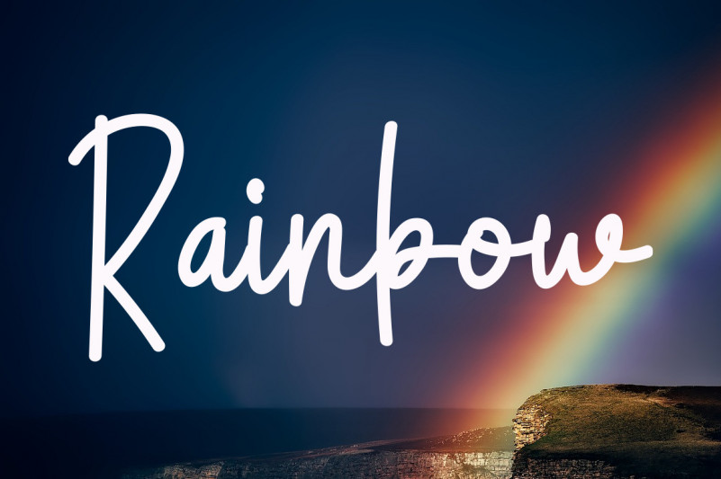 Spring Signature Font preview image 3