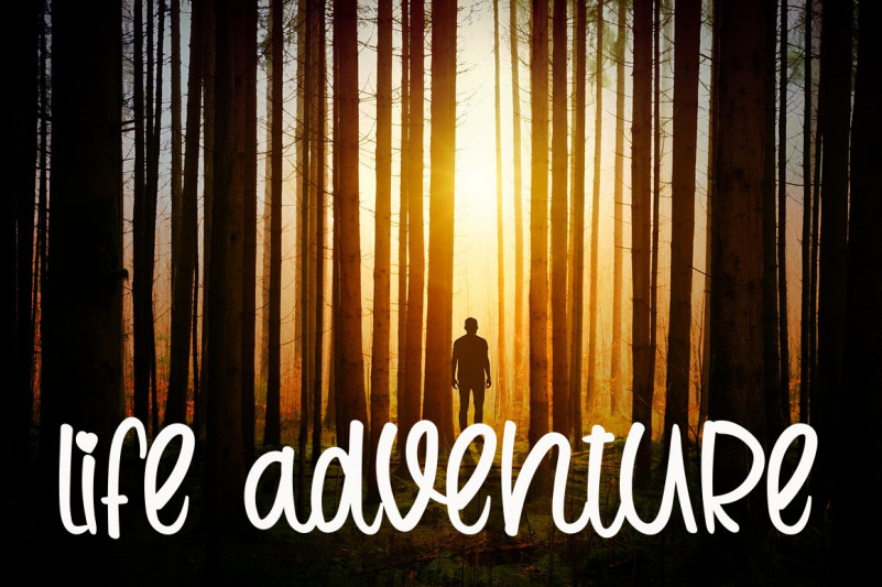 Rainbow Signature Font preview image 3