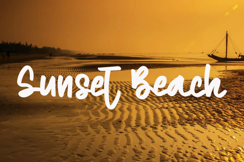 Beach Wedding Font preview image 2