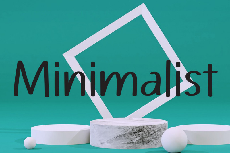 Minimalist Flowers Font preview image 2