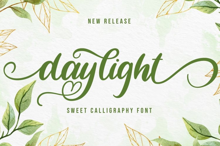 Daylight Calligraphy Font
