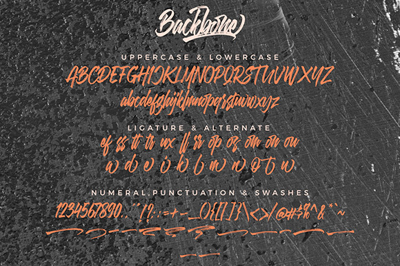 Backbone Font preview image 3