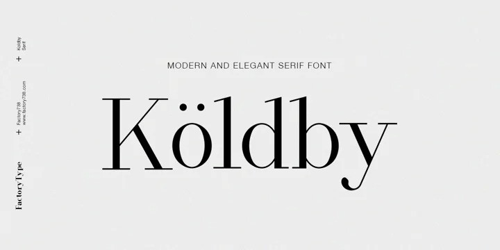 Koldby Serif Font