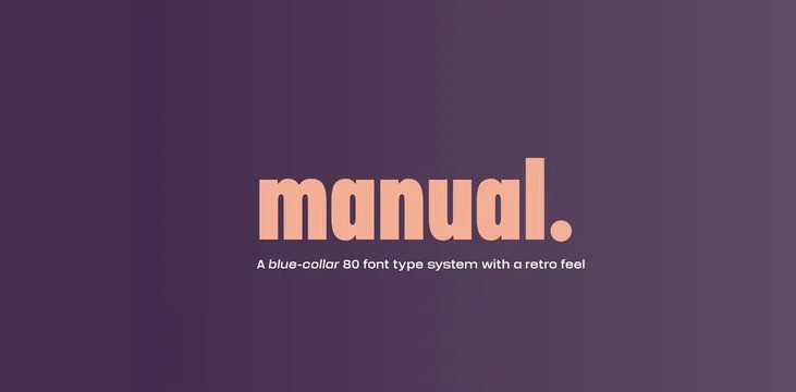 Manual Sans Serif Font