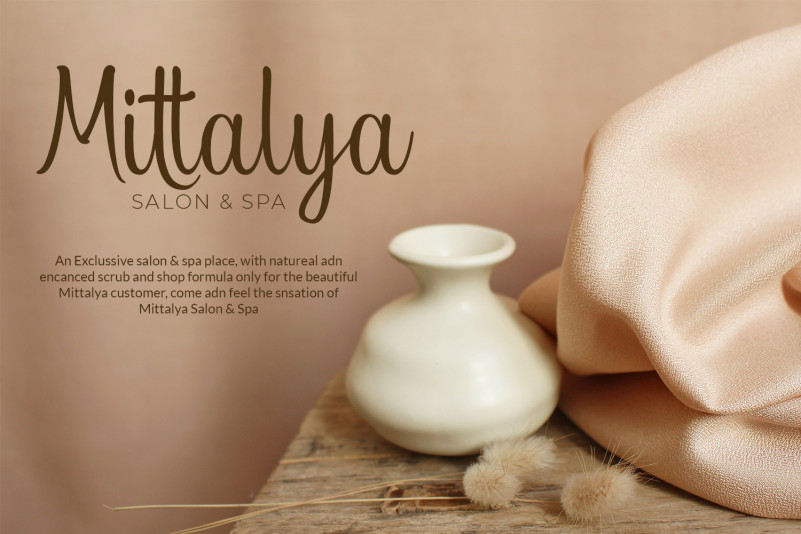Nillya – Handwriting Font preview image 5