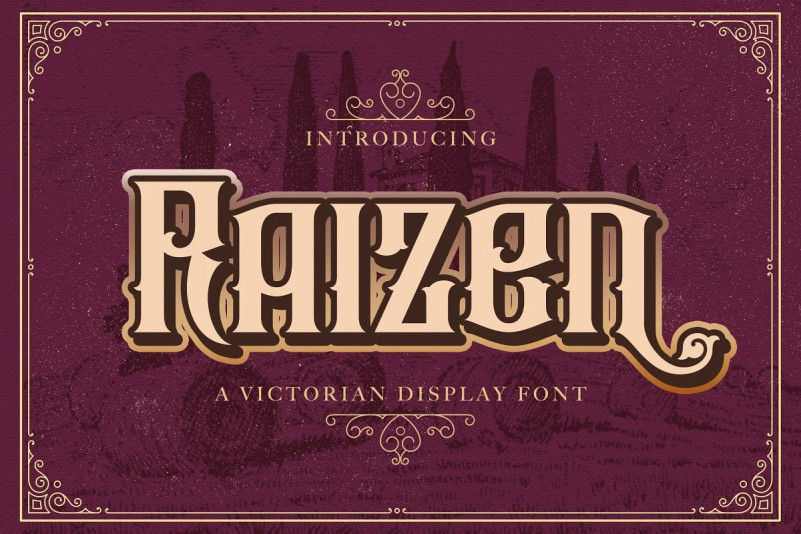 Raizen Display Font