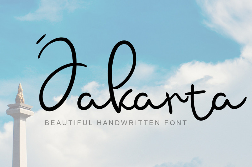 Jakarta Handwritten Font