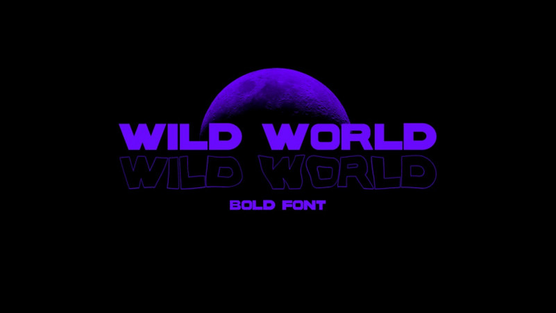 WILD WORLD Display Font