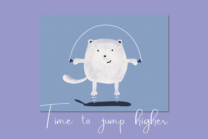 Jumping Font preview image 2