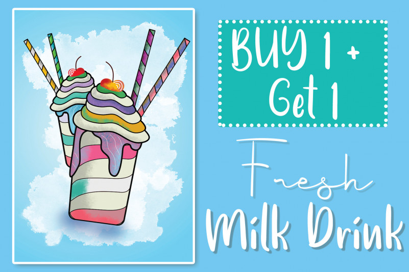 Milk shake Font preview image 2