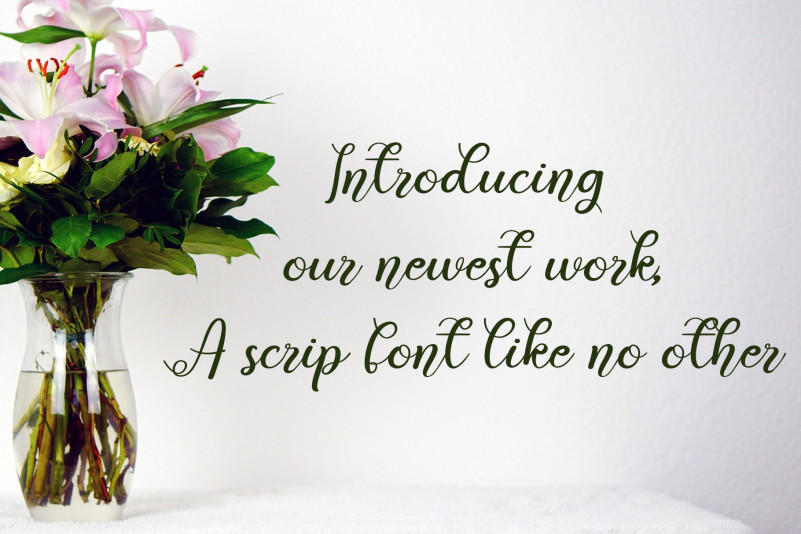Hallway Wedding Font preview image 2