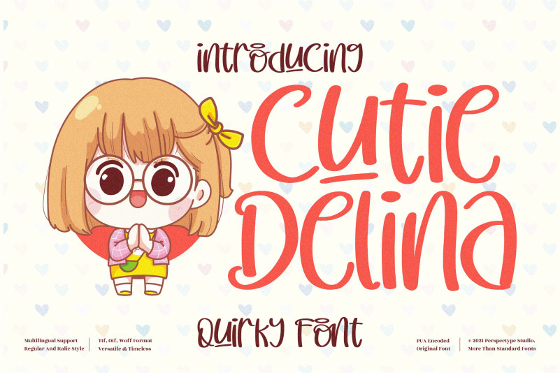 Cutie Delina Font