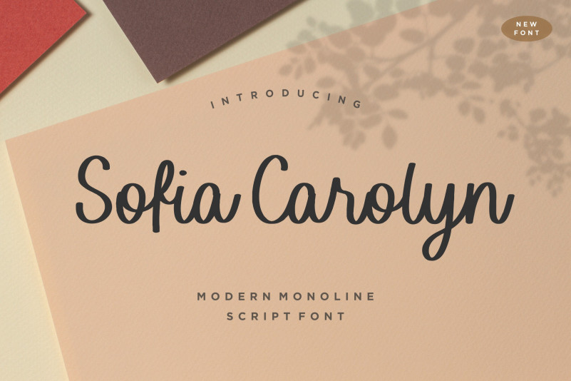Sofia Carolyn Script Font