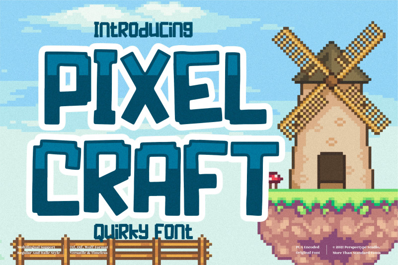 PIXEL CRAFT Display Font
