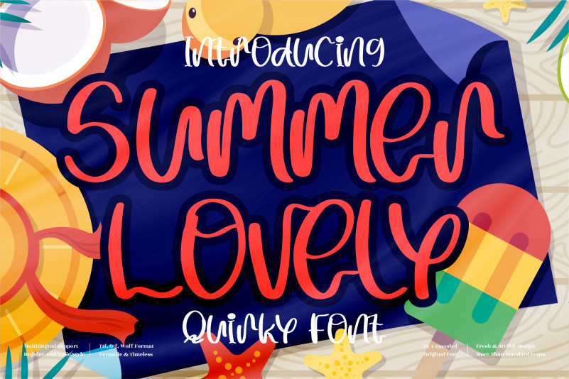 Summer Lovely Script Font