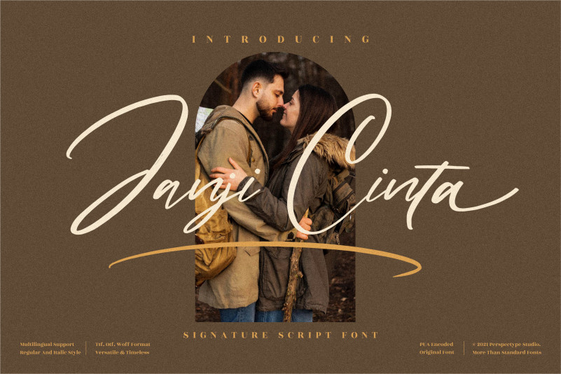 Janji Cinta Script Font