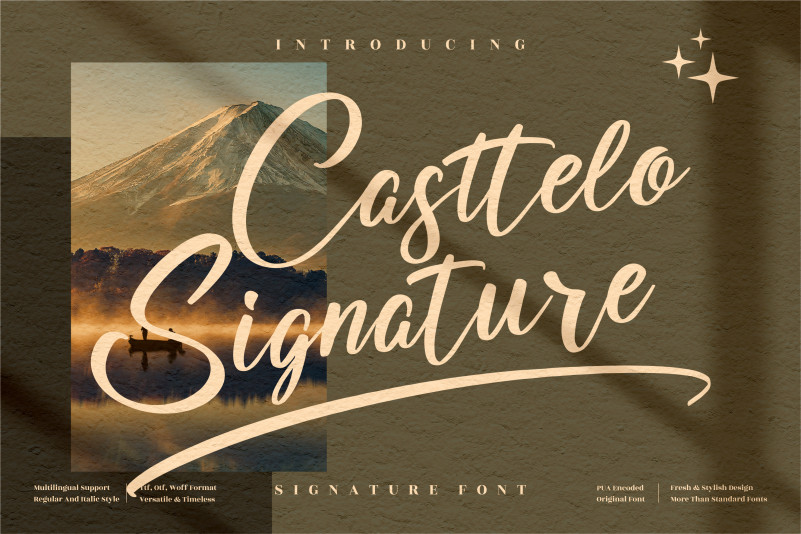 Casttelo Signature Script Font