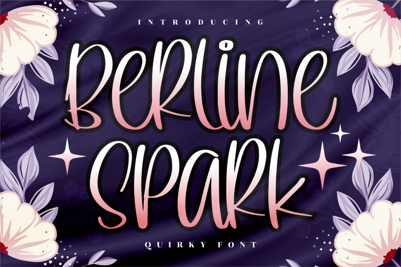 Berline Spark Display Font