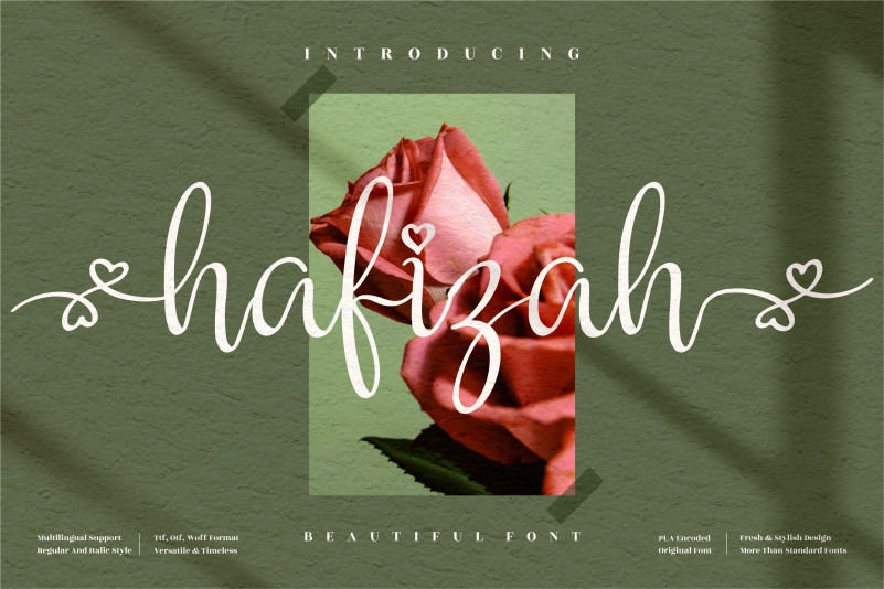Hafizah Calligraphy Font