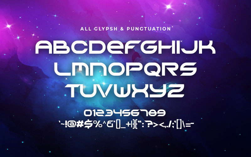 GRAND GALAXY Font preview image 2