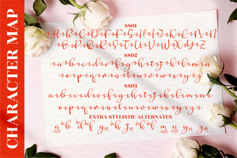 Lovely Beralyna Font preview image 5